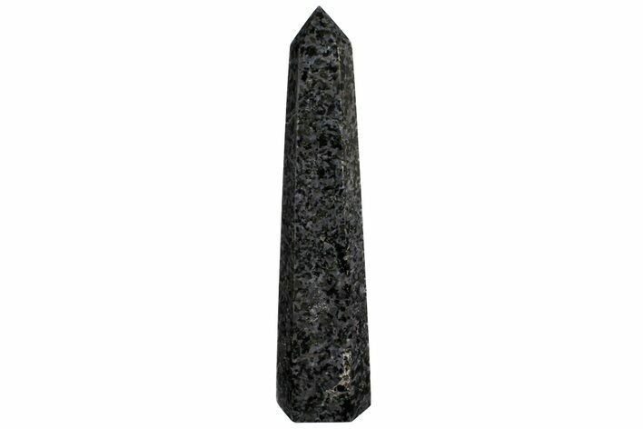 Polished, Indigo Gabbro Obelisk - Madagascar #136317